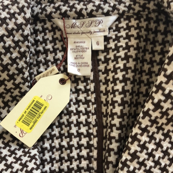 Brown and cream blazer - Picture 3 of 4